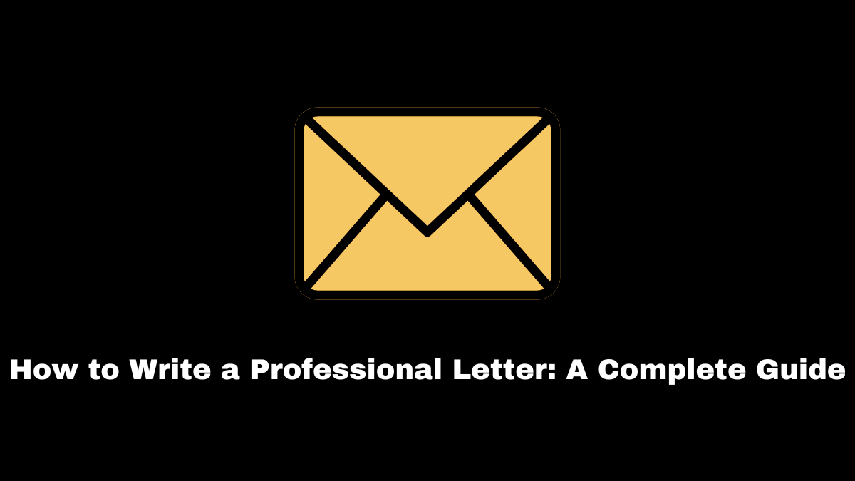 Your message should be courteous, formal, and succinct when drafting a professional letter.