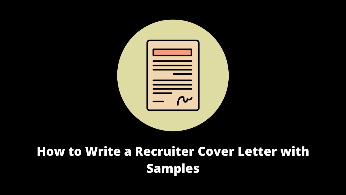 A recruiter cover letter is an excellent approach to introducing yourself and revealing exactly what kinds of roles you're searching for as well as those for which you're eligible when you're searching for an employment consultant to assist you get a job.