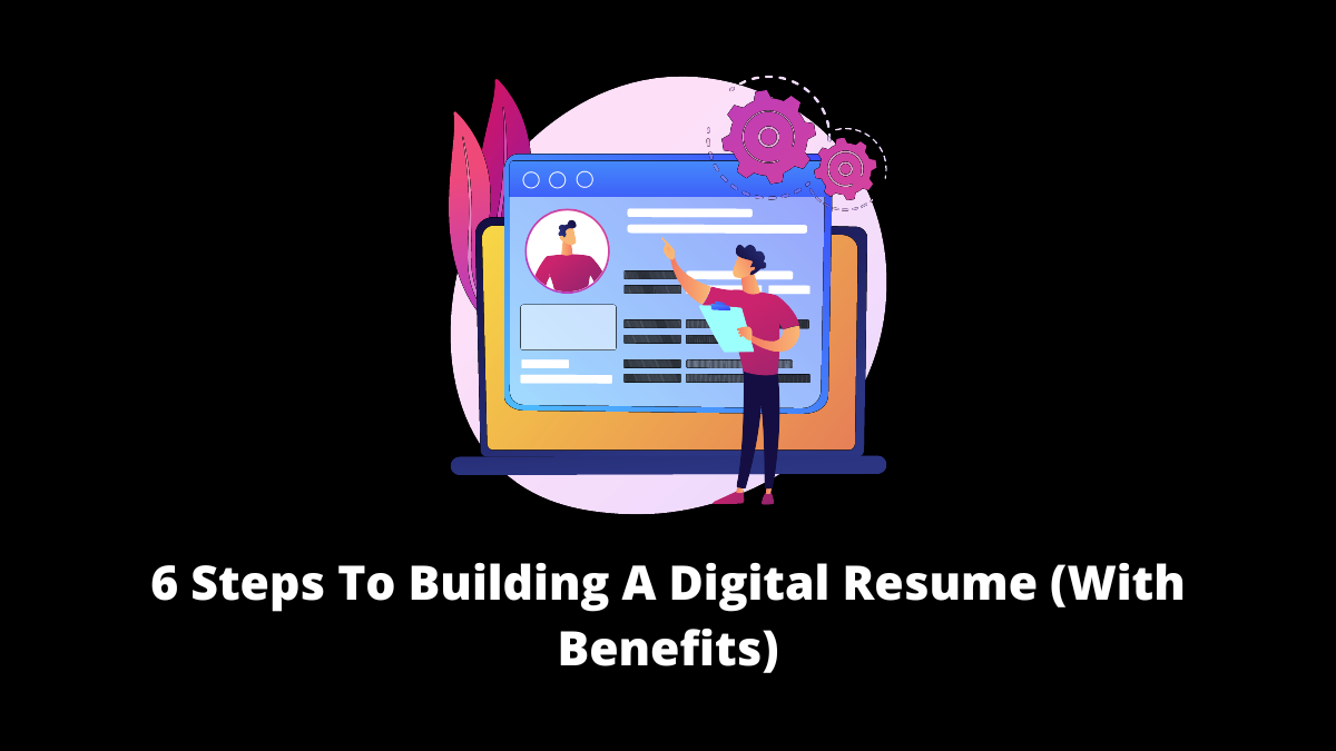 A digital resume can be accessed on a smartphone or desktop computer by prospective employers.