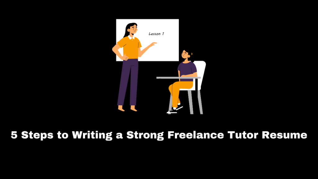 Knowing what details to add and exactly how to construct a freelance tutor resume will help you create a strong first impression and possibly increase your chances of landing a job.