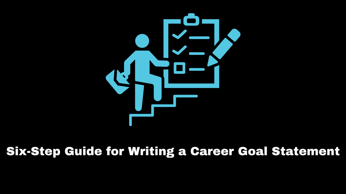 Making a career goal statement that outlines your professional aspirations and how to accomplish them is a means to achieve this.