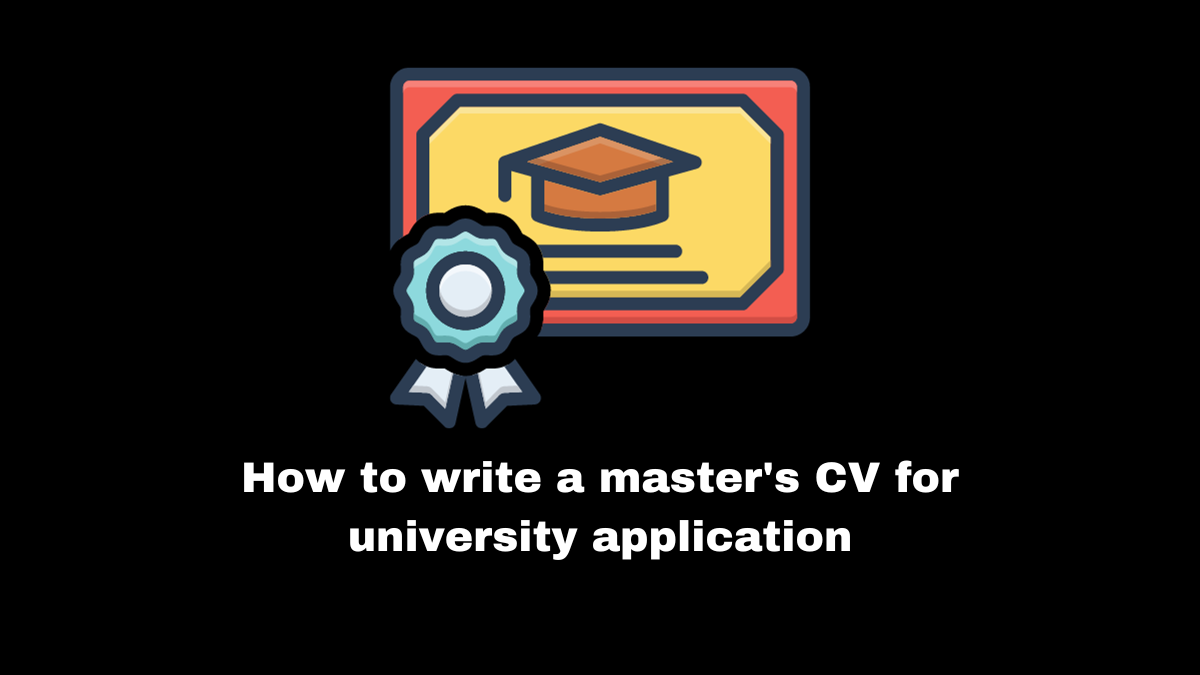 Master's CVs are unique because they emphasize the advanced education, specialized skills, research, and experiences associated with a Master's degree.