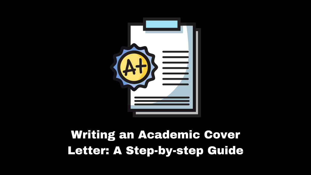 crafting an effective academic cover letter is an essential step in pursuing an academic career.