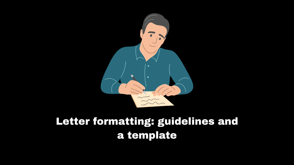 letter formatting guidelines